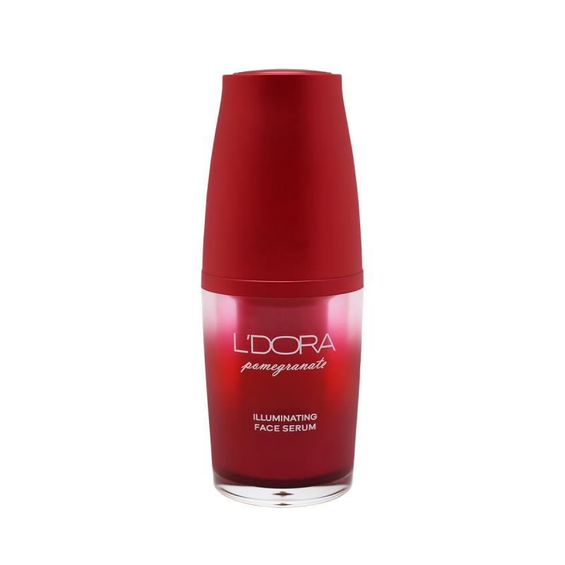 سرم روشن کننده صورت انار مناسب انواع پوست لدورا 30 میلی لیتر
